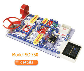 Snap Circuits Model SC-750 Electonic Learning Kits