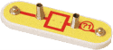 Snap Circuits TM 6SCPY1 Two-Spring Socket