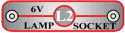 Snap Circuits TM 6SCL2 6V Lamp Socket